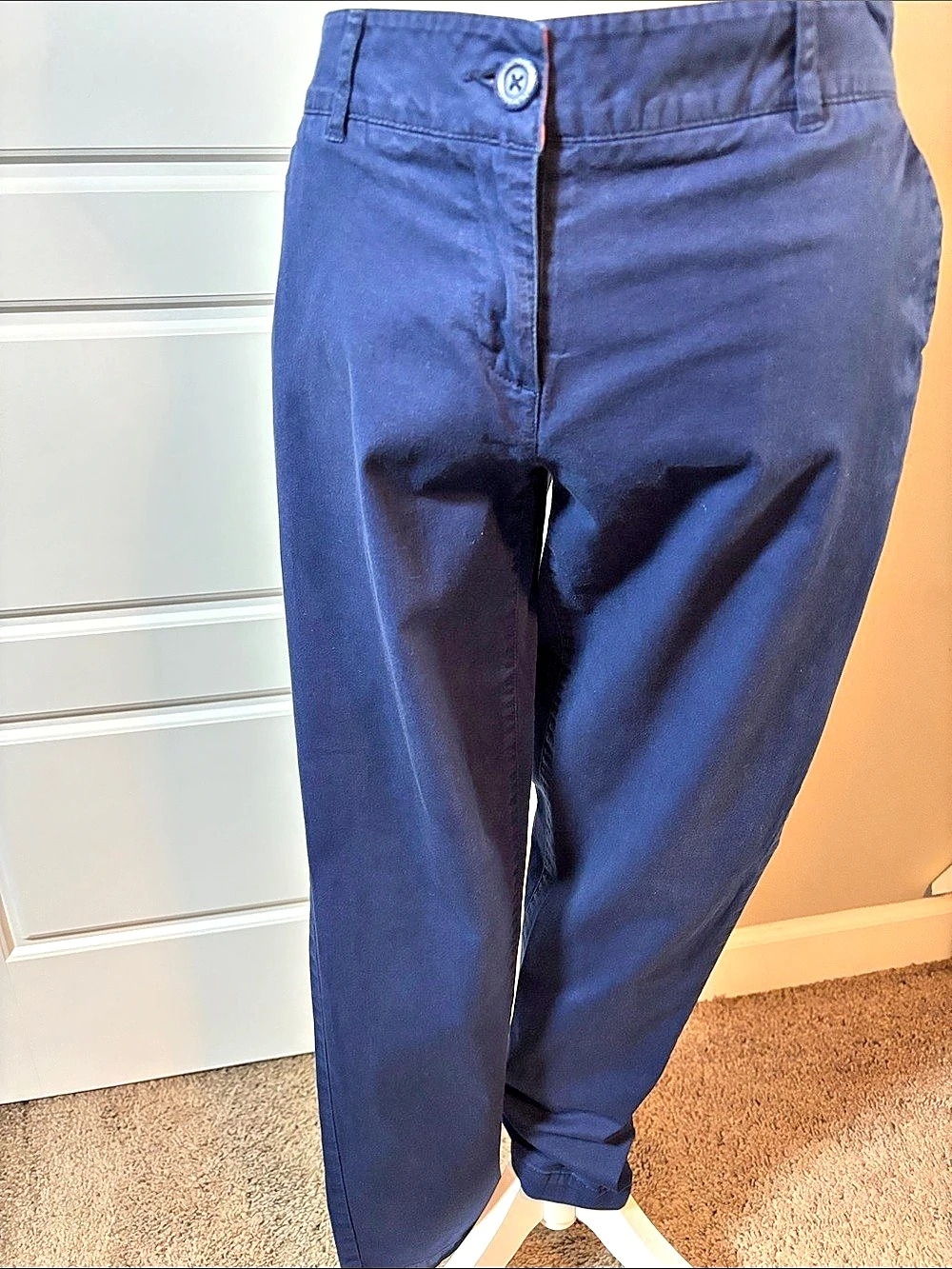 Nautica Women's Straight Leg Pants Blue Size 4 Like New